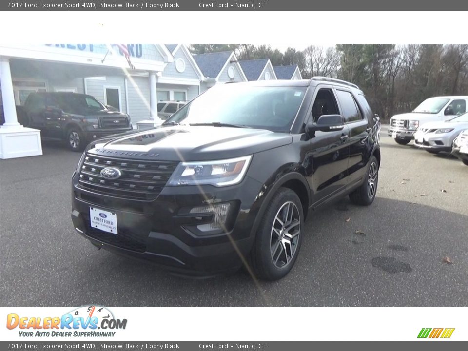 2017 Ford Explorer Sport 4WD Shadow Black / Ebony Black Photo #3