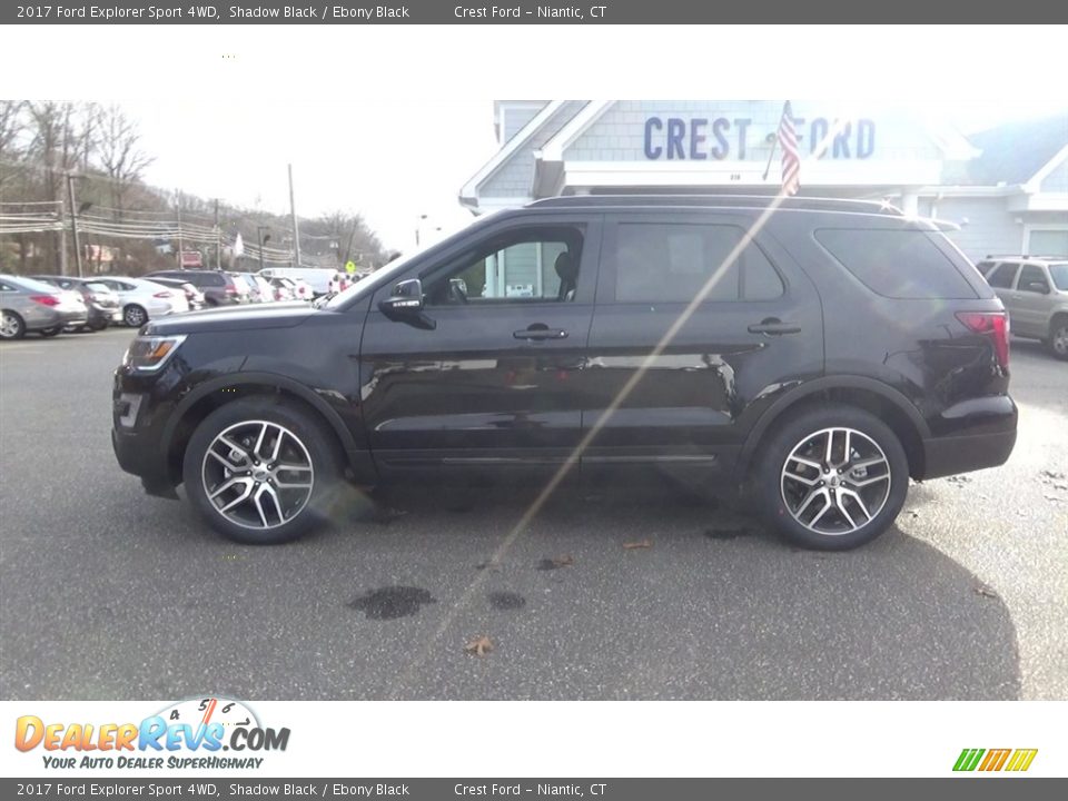 2017 Ford Explorer Sport 4WD Shadow Black / Ebony Black Photo #4