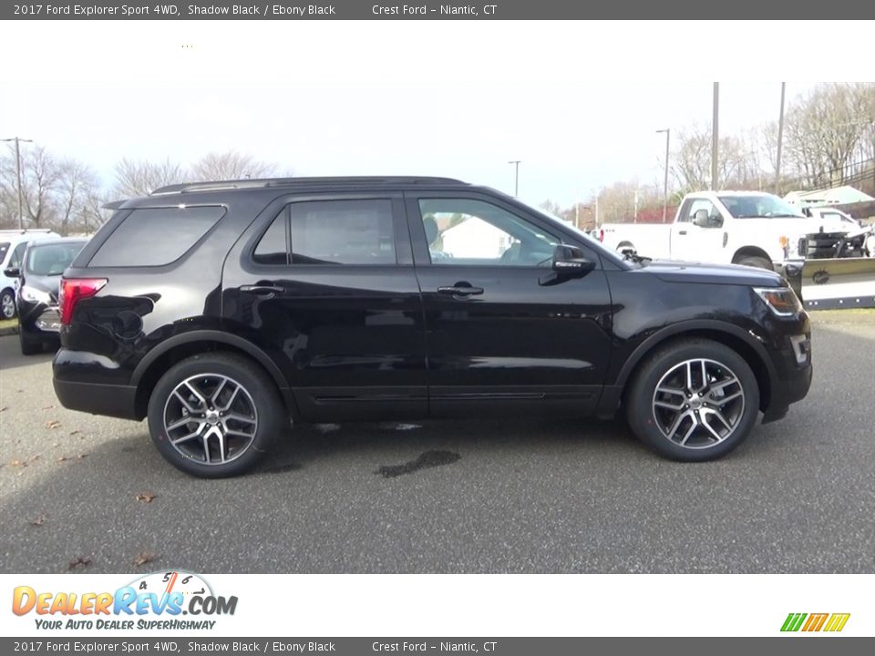 2017 Ford Explorer Sport 4WD Shadow Black / Ebony Black Photo #8