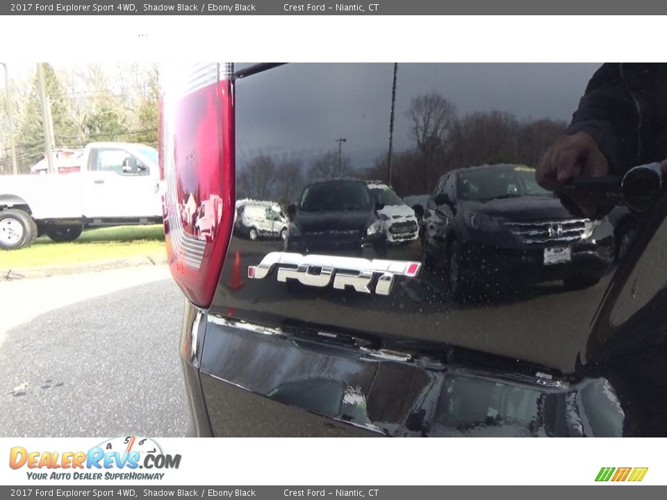 2017 Ford Explorer Sport 4WD Shadow Black / Ebony Black Photo #9