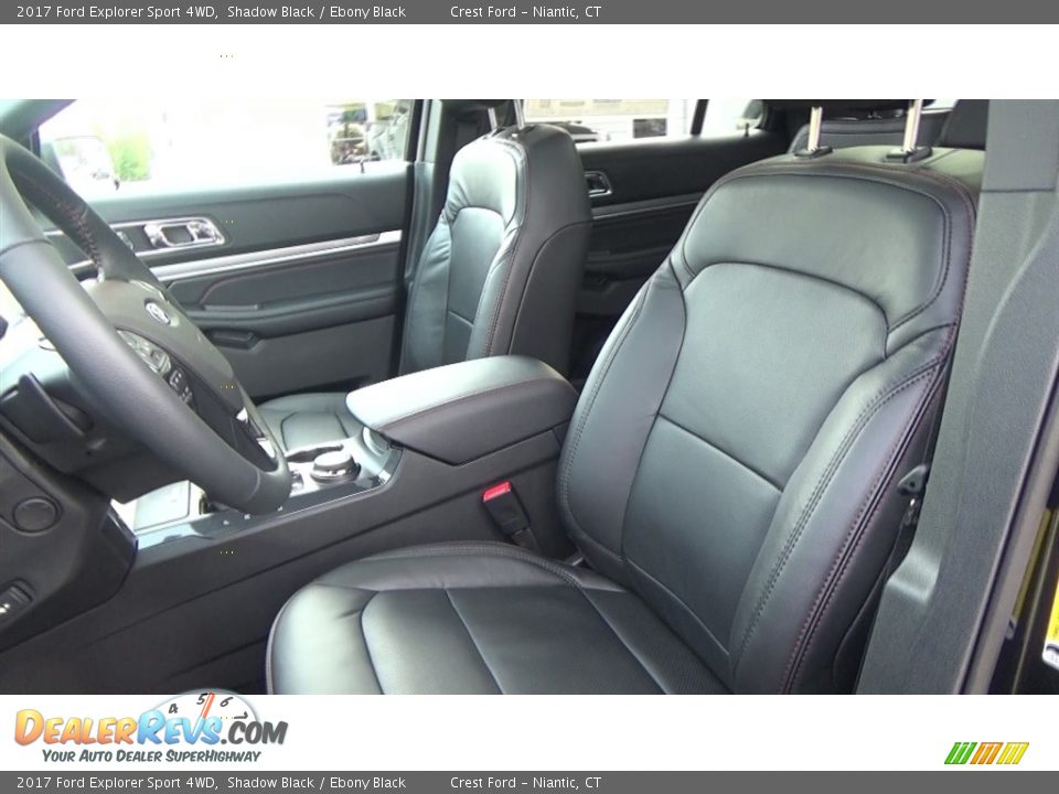 2017 Ford Explorer Sport 4WD Shadow Black / Ebony Black Photo #11
