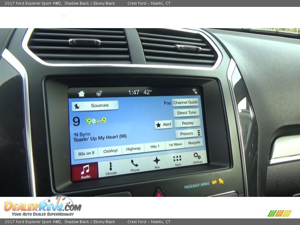 2017 Ford Explorer Sport 4WD Shadow Black / Ebony Black Photo #14