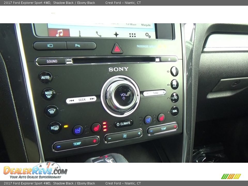 2017 Ford Explorer Sport 4WD Shadow Black / Ebony Black Photo #15