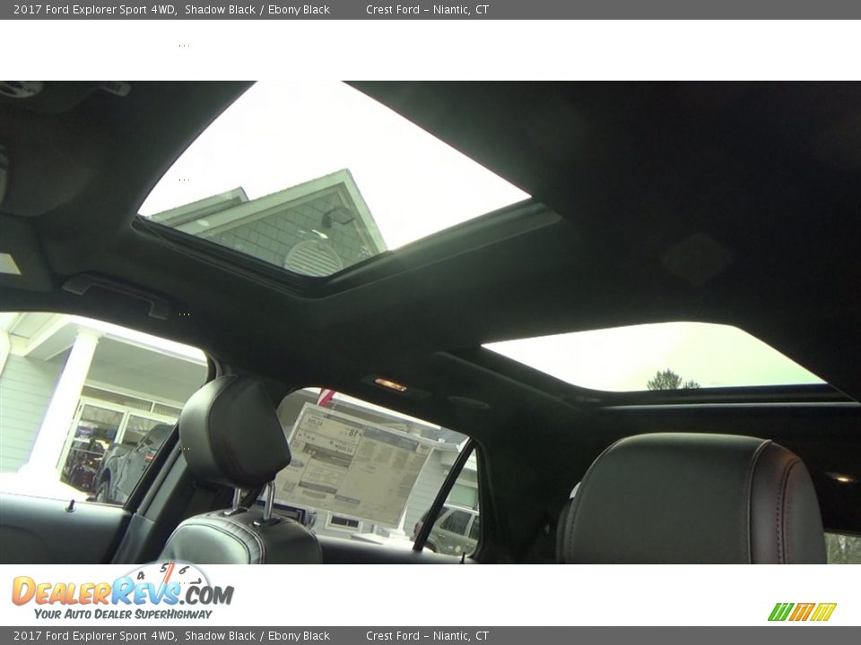 2017 Ford Explorer Sport 4WD Shadow Black / Ebony Black Photo #17