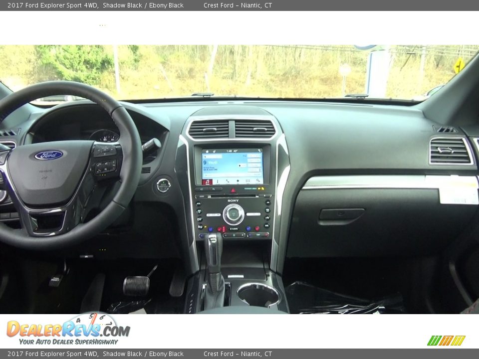 2017 Ford Explorer Sport 4WD Shadow Black / Ebony Black Photo #19