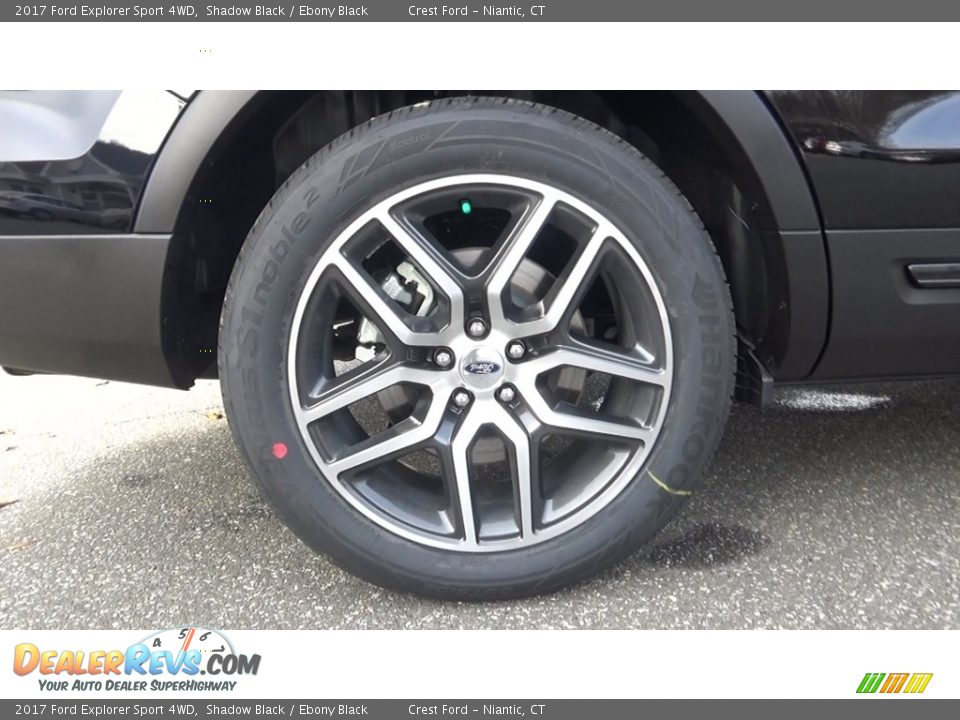 2017 Ford Explorer Sport 4WD Shadow Black / Ebony Black Photo #22