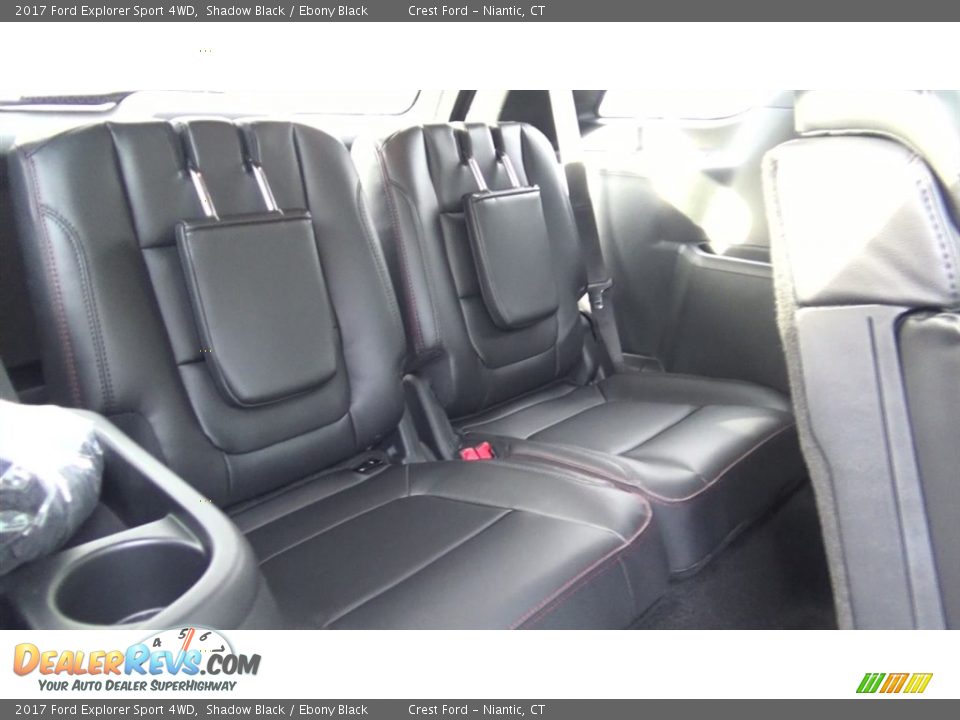 2017 Ford Explorer Sport 4WD Shadow Black / Ebony Black Photo #24