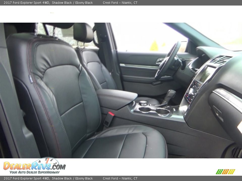 2017 Ford Explorer Sport 4WD Shadow Black / Ebony Black Photo #25