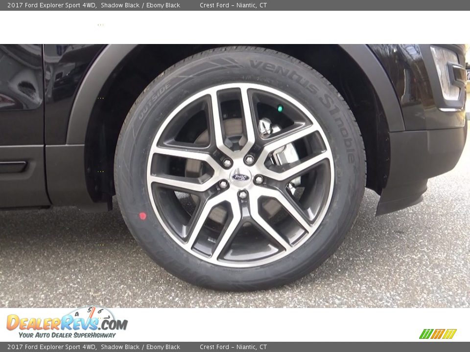 2017 Ford Explorer Sport 4WD Shadow Black / Ebony Black Photo #27