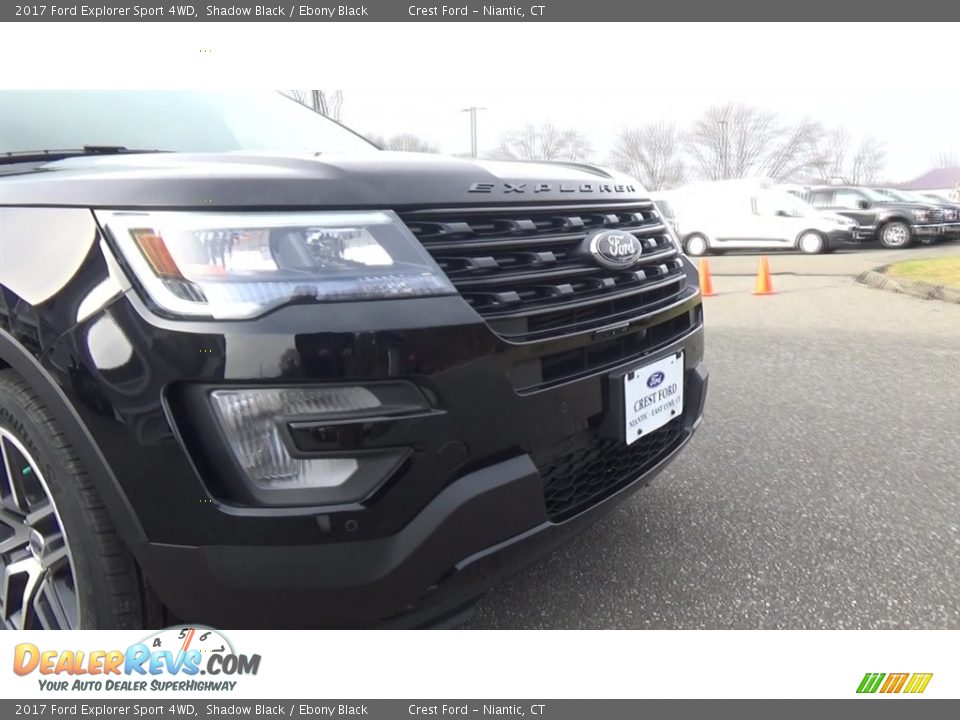 2017 Ford Explorer Sport 4WD Shadow Black / Ebony Black Photo #28
