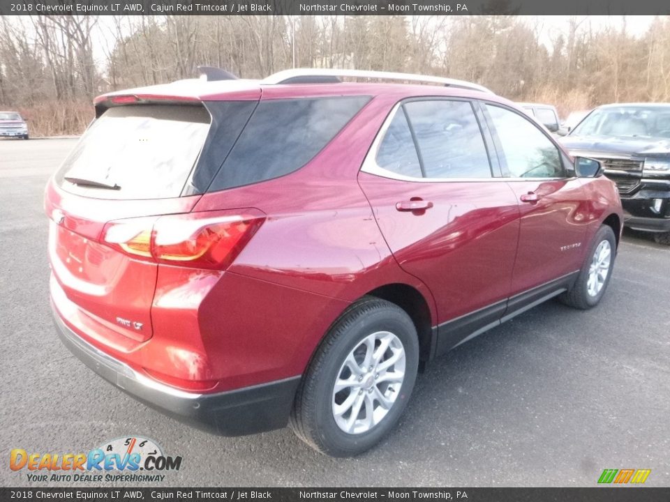 2018 Chevrolet Equinox LT AWD Cajun Red Tintcoat / Jet Black Photo #5