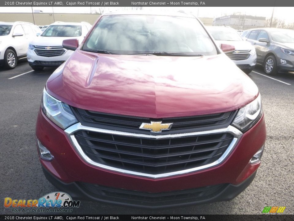 2018 Chevrolet Equinox LT AWD Cajun Red Tintcoat / Jet Black Photo #8