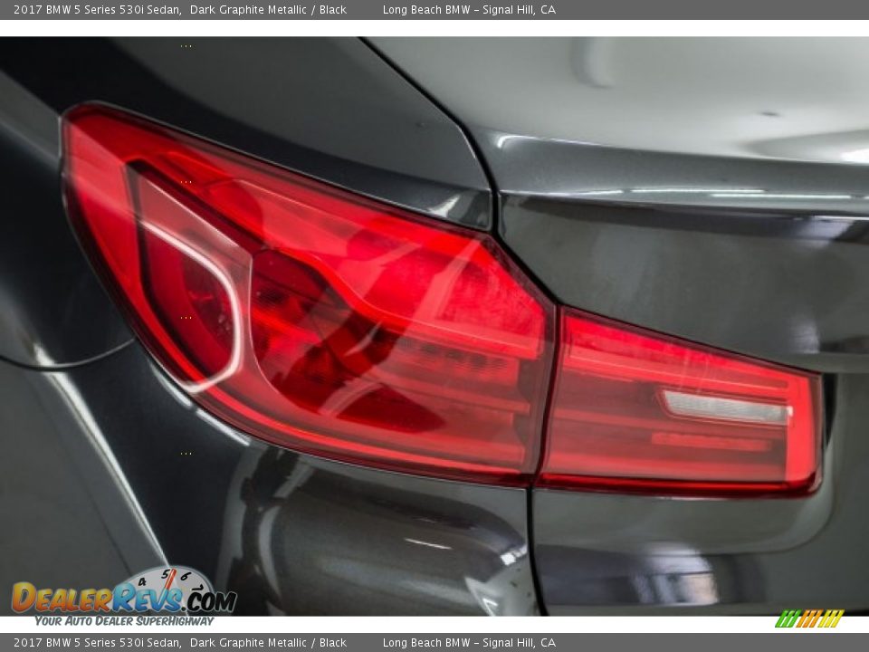 2017 BMW 5 Series 530i Sedan Dark Graphite Metallic / Black Photo #18