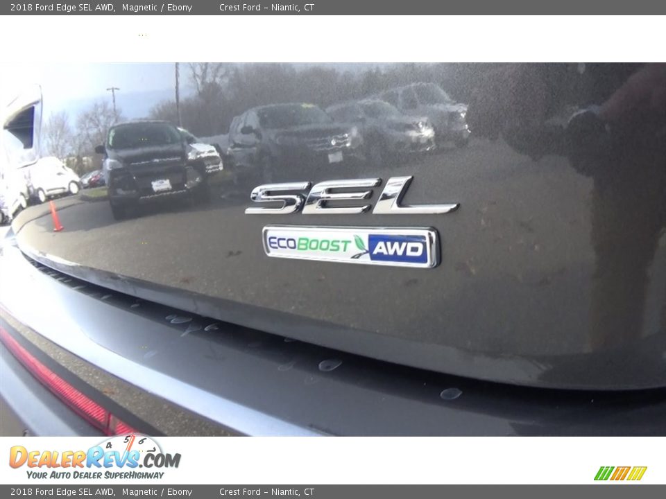 2018 Ford Edge SEL AWD Magnetic / Ebony Photo #9