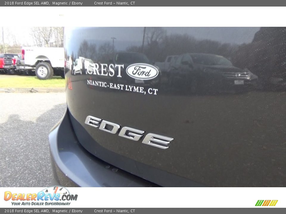 2018 Ford Edge SEL AWD Magnetic / Ebony Photo #10