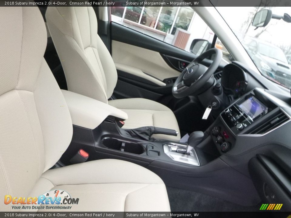 Front Seat of 2018 Subaru Impreza 2.0i 4-Door Photo #10