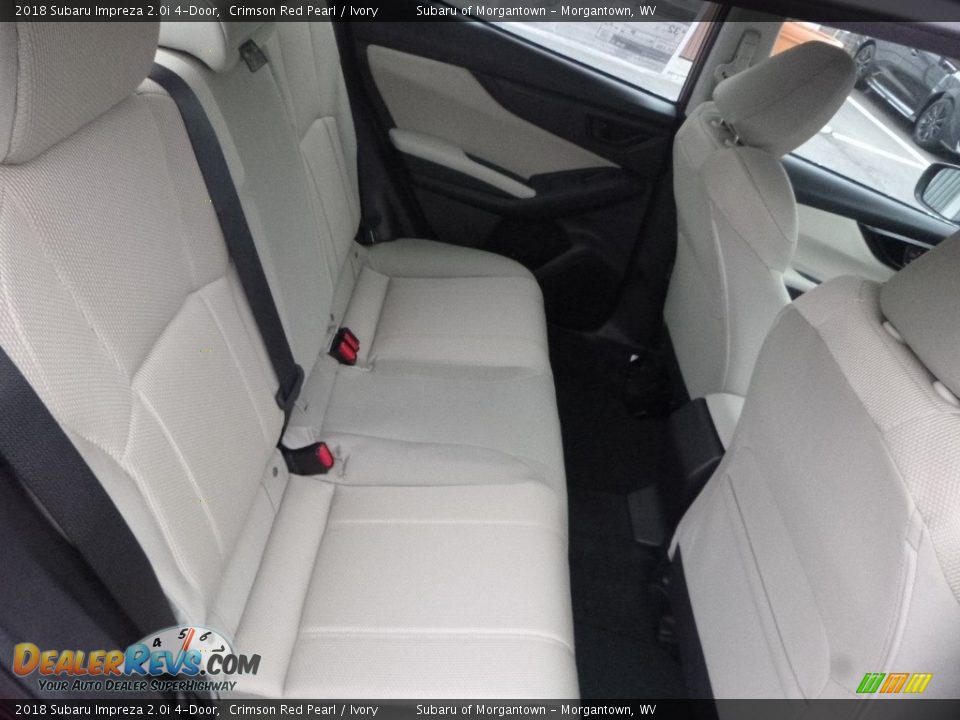 Rear Seat of 2018 Subaru Impreza 2.0i 4-Door Photo #13