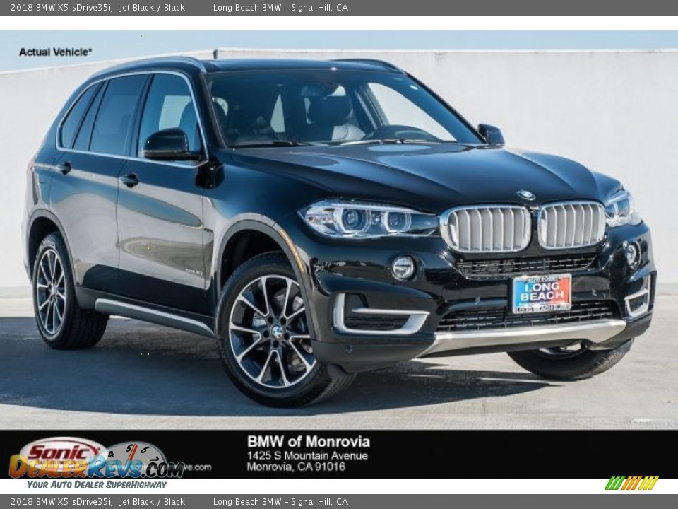 2018 BMW X5 sDrive35i Jet Black / Black Photo #1