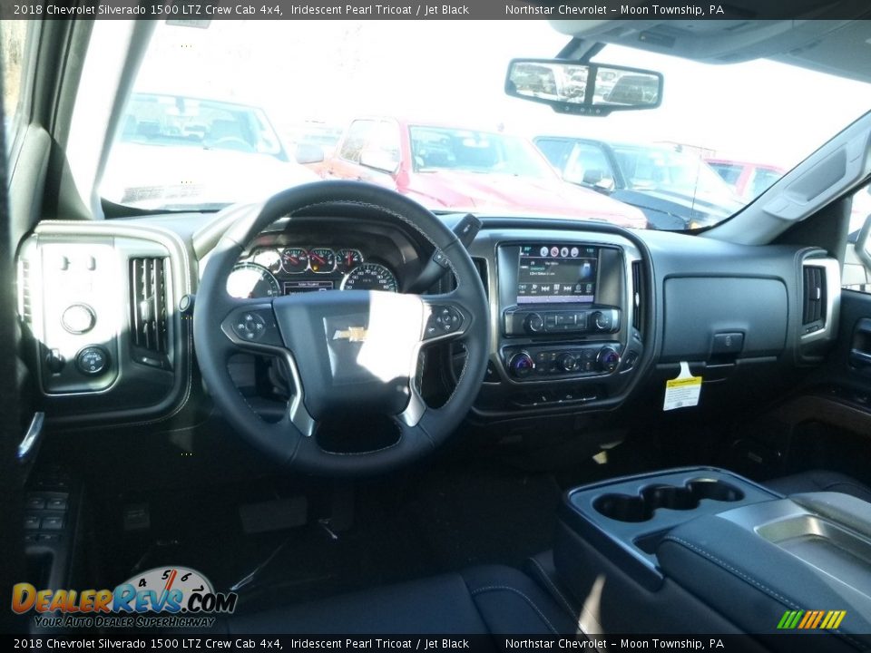 2018 Chevrolet Silverado 1500 LTZ Crew Cab 4x4 Iridescent Pearl Tricoat / Jet Black Photo #13