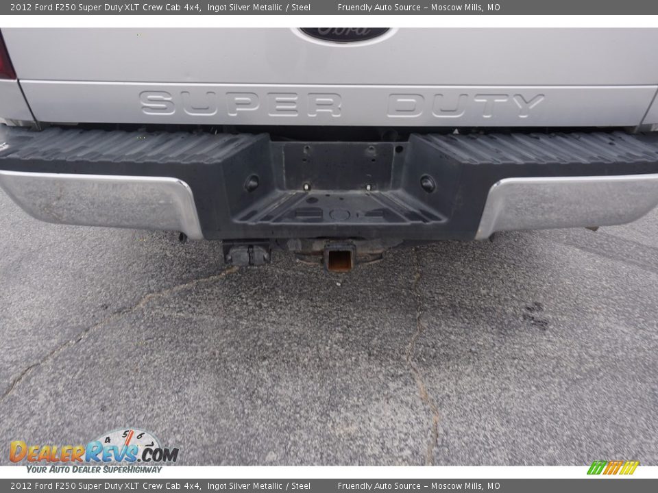 2012 Ford F250 Super Duty XLT Crew Cab 4x4 Ingot Silver Metallic / Steel Photo #9