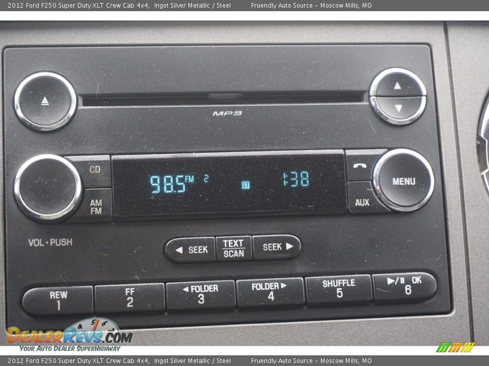 2012 Ford F250 Super Duty XLT Crew Cab 4x4 Ingot Silver Metallic / Steel Photo #12
