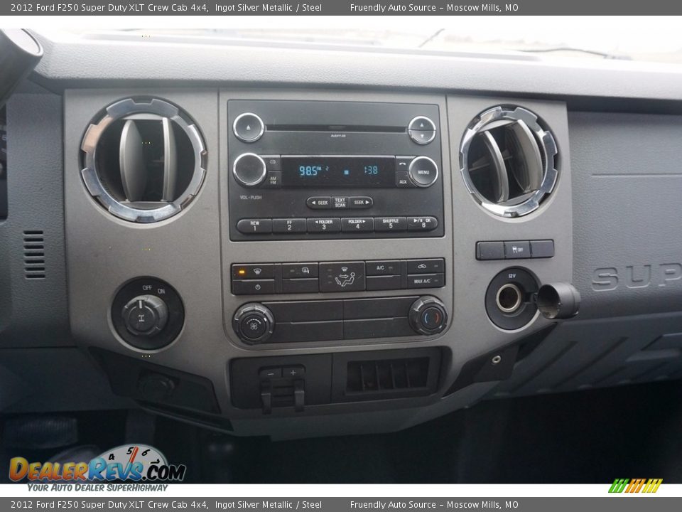 2012 Ford F250 Super Duty XLT Crew Cab 4x4 Ingot Silver Metallic / Steel Photo #13