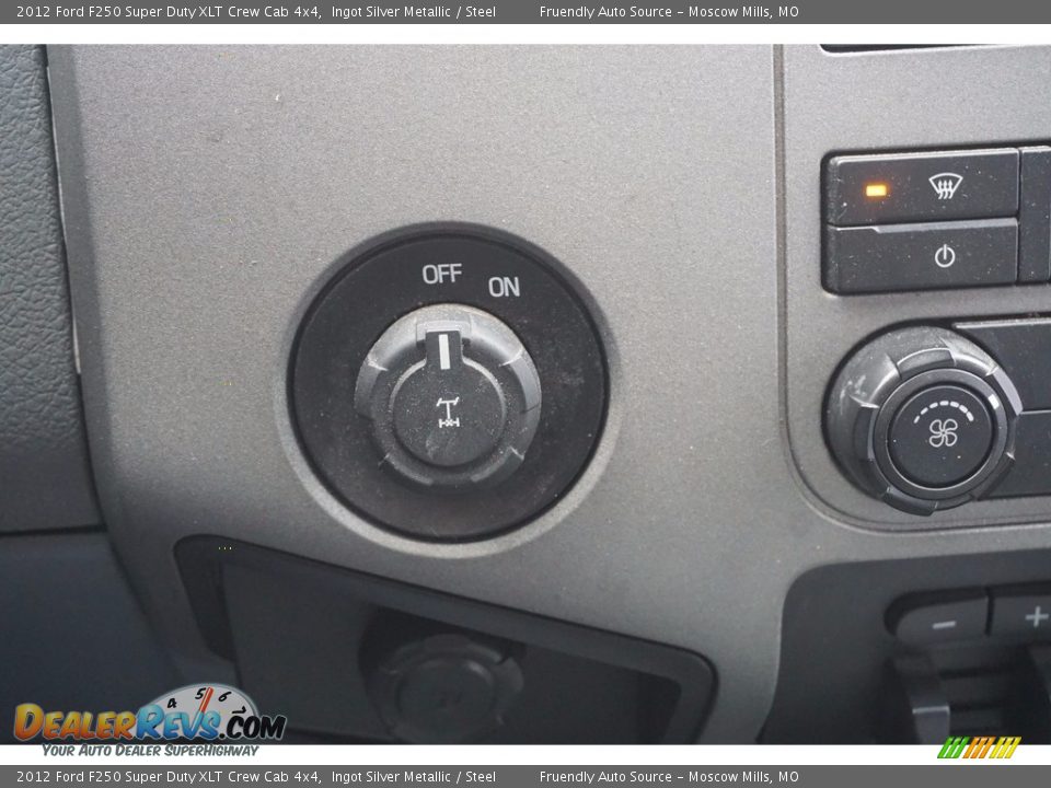 2012 Ford F250 Super Duty XLT Crew Cab 4x4 Ingot Silver Metallic / Steel Photo #14