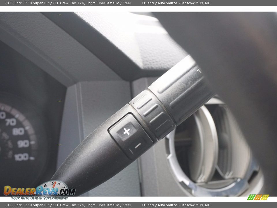 2012 Ford F250 Super Duty XLT Crew Cab 4x4 Ingot Silver Metallic / Steel Photo #17