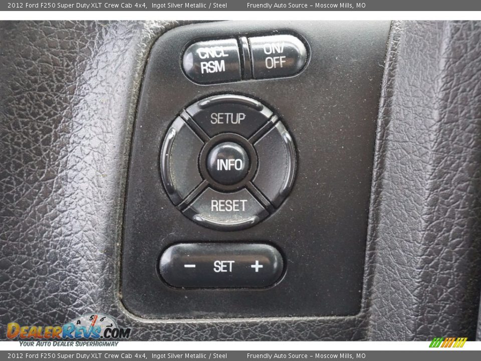2012 Ford F250 Super Duty XLT Crew Cab 4x4 Ingot Silver Metallic / Steel Photo #18