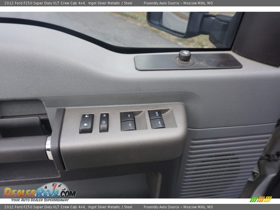 2012 Ford F250 Super Duty XLT Crew Cab 4x4 Ingot Silver Metallic / Steel Photo #19