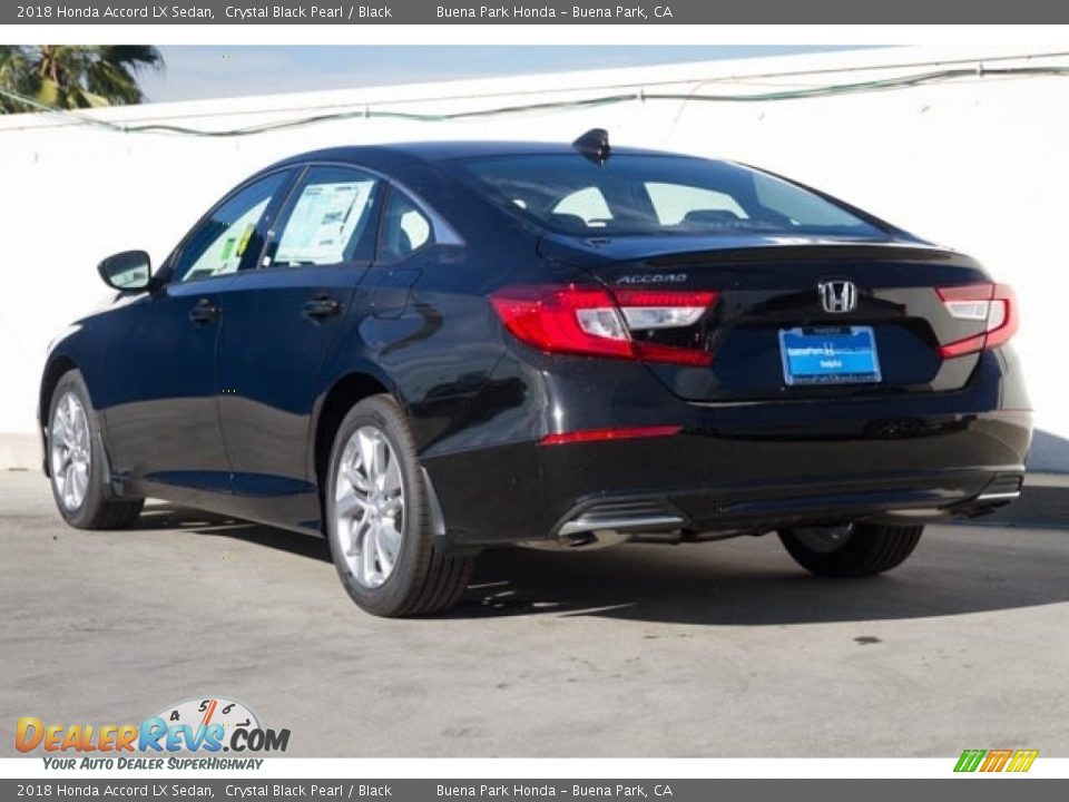 2018 Honda Accord LX Sedan Crystal Black Pearl / Black Photo #2