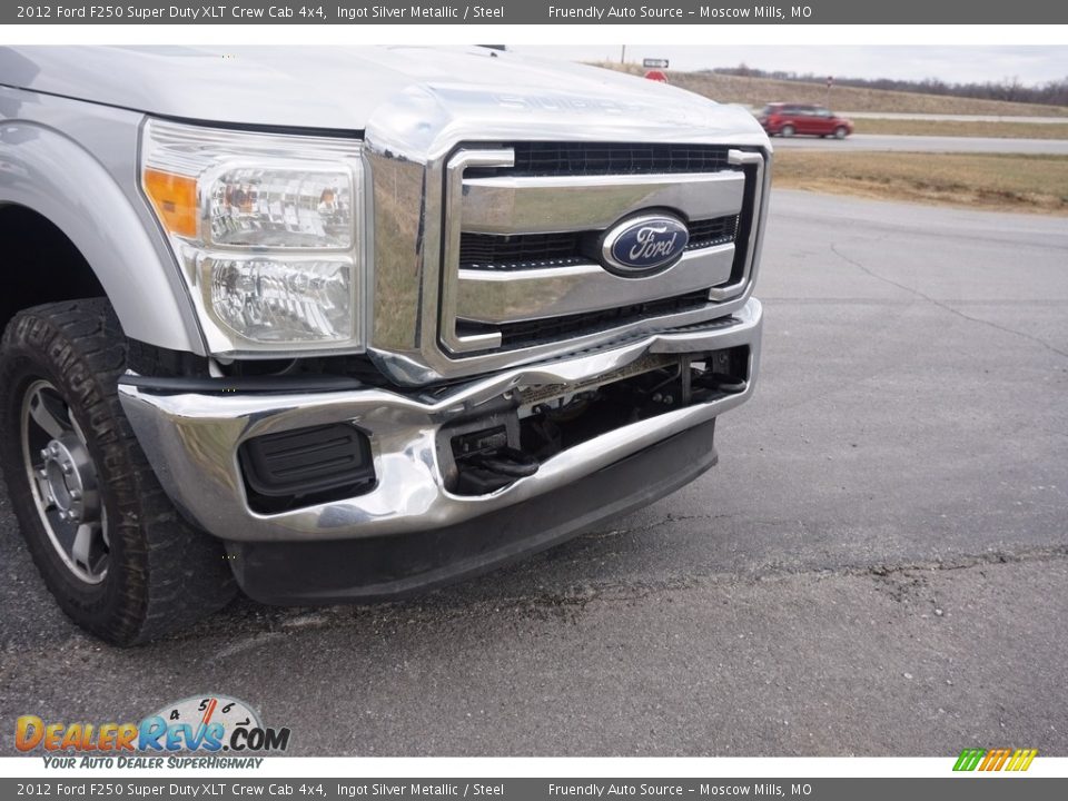 2012 Ford F250 Super Duty XLT Crew Cab 4x4 Ingot Silver Metallic / Steel Photo #25