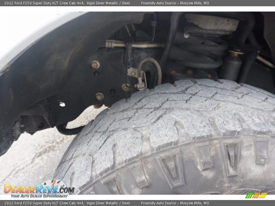 2012 Ford F250 Super Duty XLT Crew Cab 4x4 Ingot Silver Metallic / Steel Photo #28