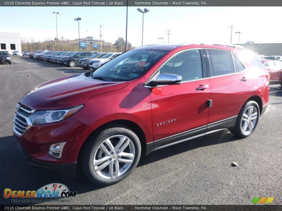 2018 Chevrolet Equinox Premier AWD Cajun Red Tintcoat / Jet Black Photo #1