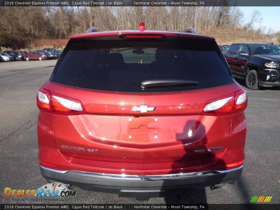 2018 Chevrolet Equinox Premier AWD Cajun Red Tintcoat / Jet Black Photo #4