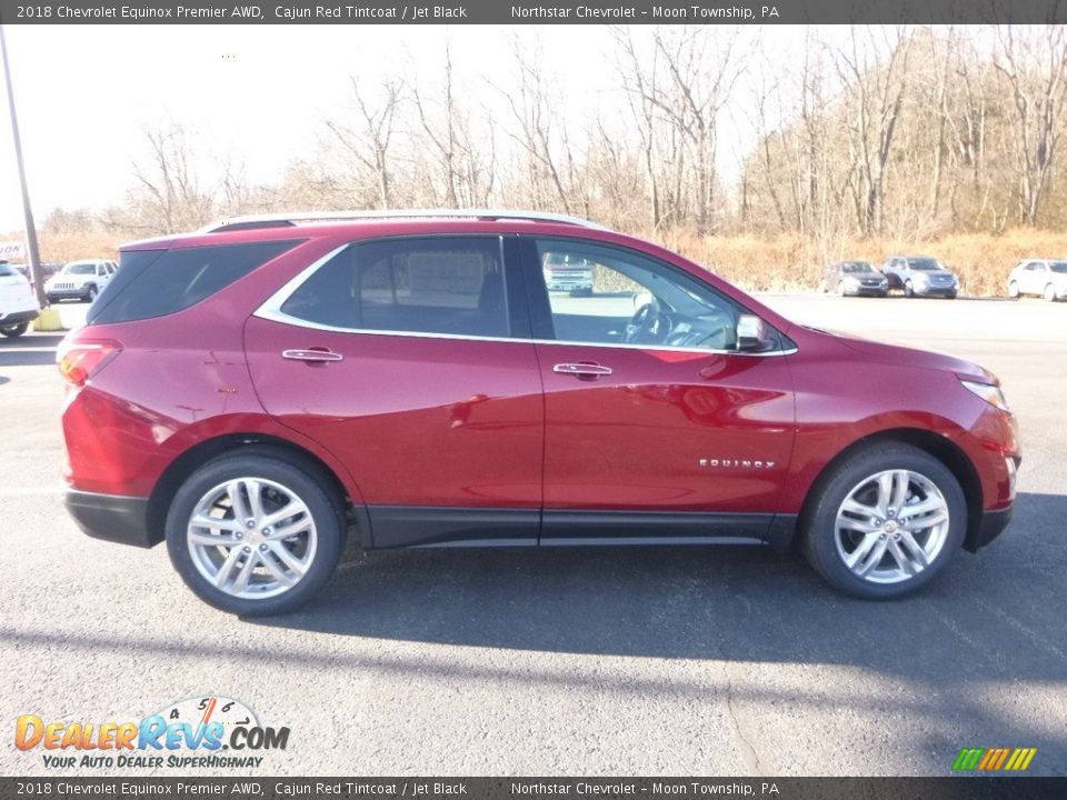 2018 Chevrolet Equinox Premier AWD Cajun Red Tintcoat / Jet Black Photo #6