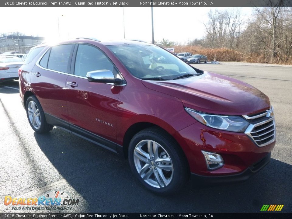 2018 Chevrolet Equinox Premier AWD Cajun Red Tintcoat / Jet Black Photo #7