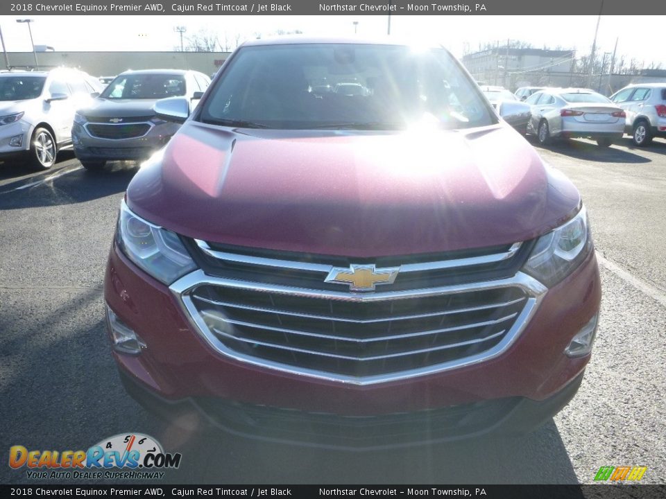 2018 Chevrolet Equinox Premier AWD Cajun Red Tintcoat / Jet Black Photo #8