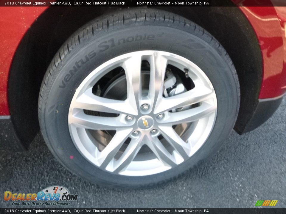 2018 Chevrolet Equinox Premier AWD Cajun Red Tintcoat / Jet Black Photo #9