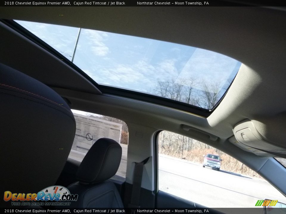 2018 Chevrolet Equinox Premier AWD Cajun Red Tintcoat / Jet Black Photo #12