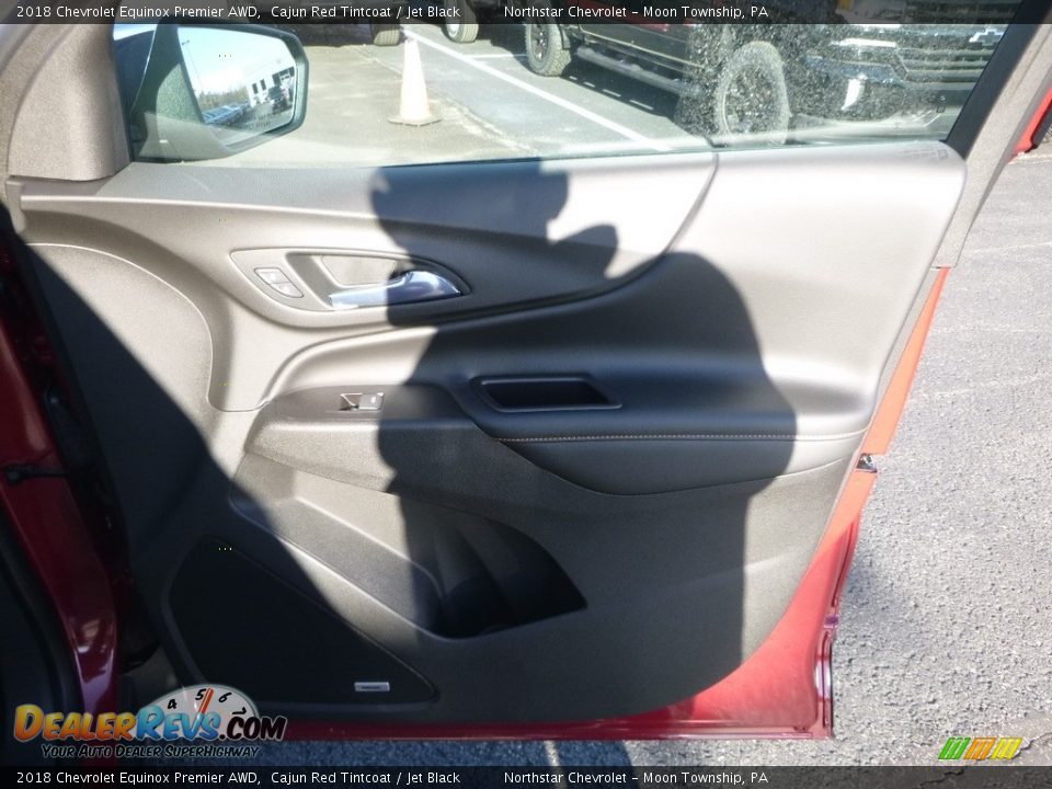 2018 Chevrolet Equinox Premier AWD Cajun Red Tintcoat / Jet Black Photo #13