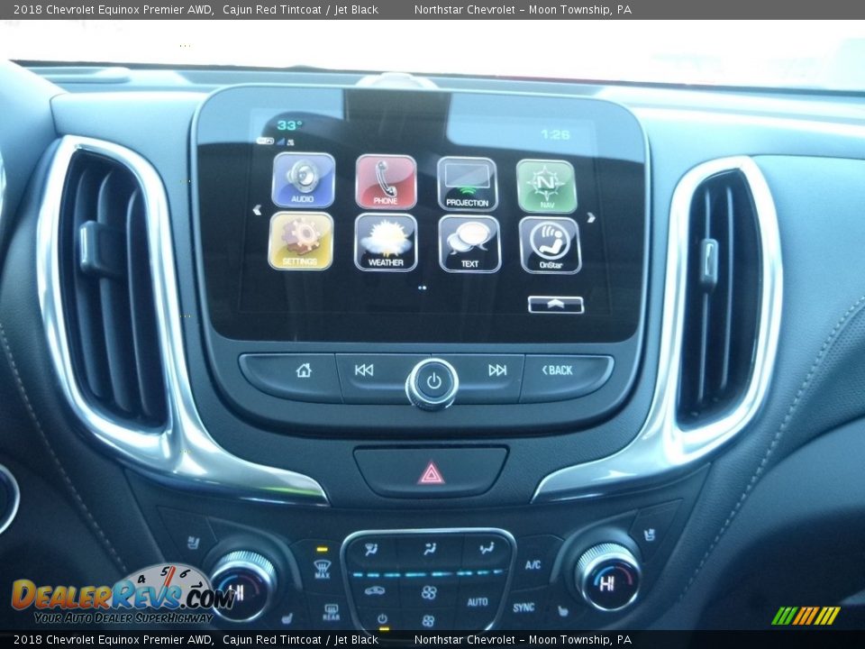 2018 Chevrolet Equinox Premier AWD Cajun Red Tintcoat / Jet Black Photo #18