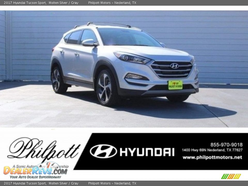 2017 Hyundai Tucson Sport Molten Silver / Gray Photo #1