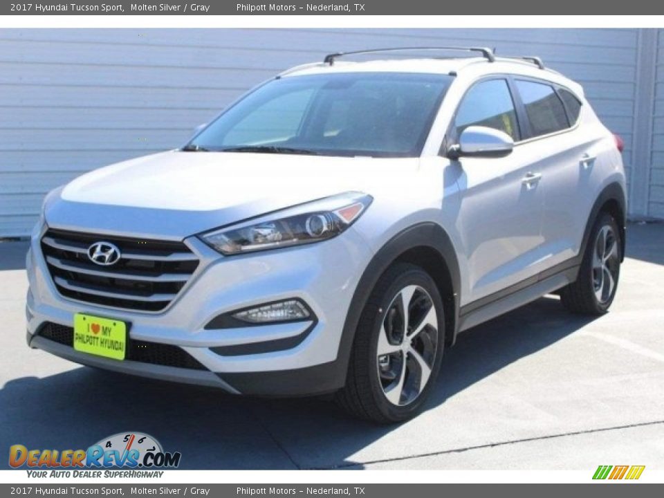 2017 Hyundai Tucson Sport Molten Silver / Gray Photo #3