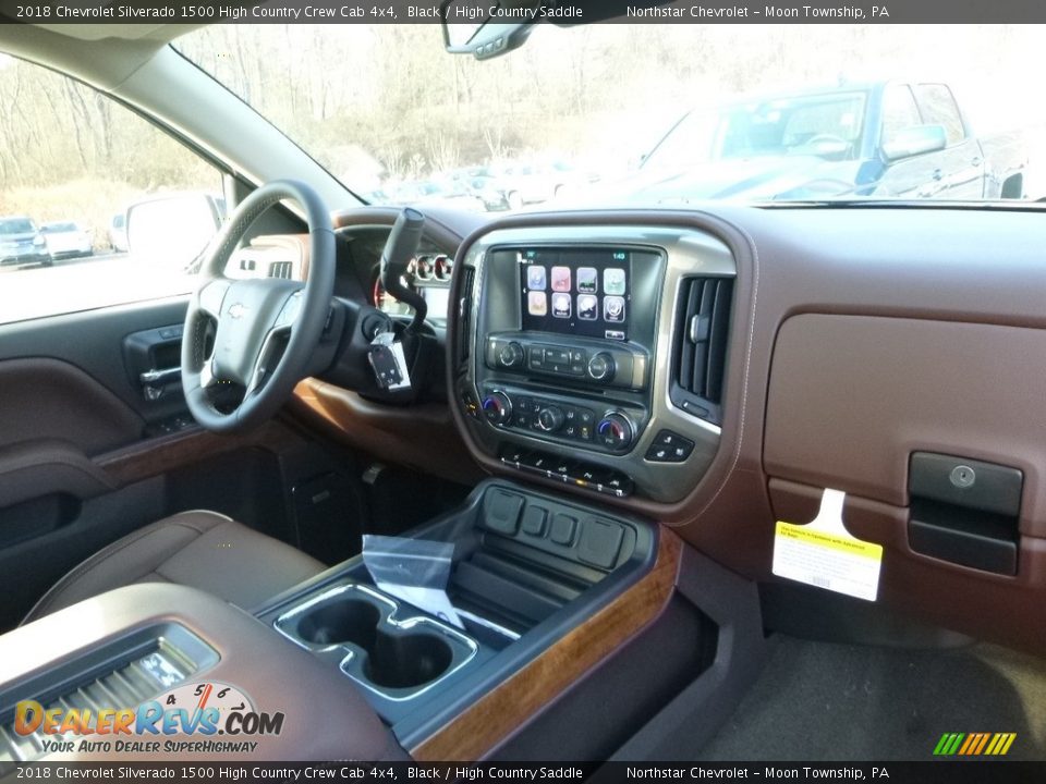 2018 Chevrolet Silverado 1500 High Country Crew Cab 4x4 Black / High Country Saddle Photo #11