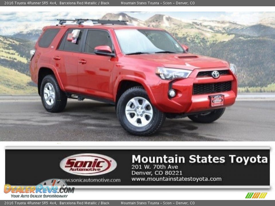 2016 Toyota 4Runner SR5 4x4 Barcelona Red Metallic / Black Photo #1