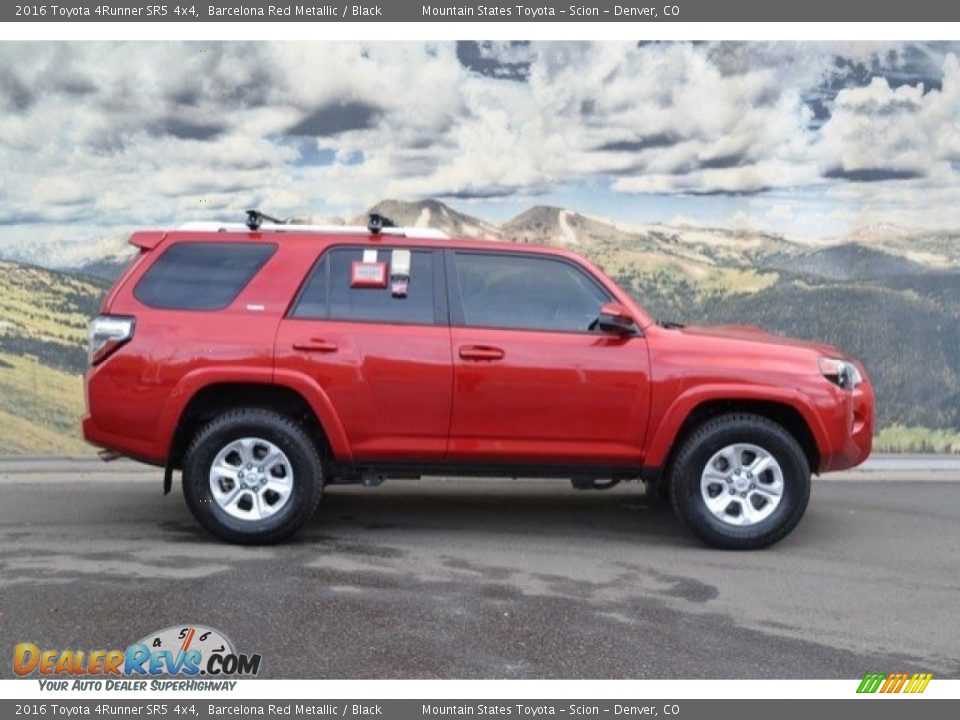 2016 Toyota 4Runner SR5 4x4 Barcelona Red Metallic / Black Photo #2