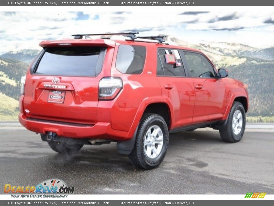 2016 Toyota 4Runner SR5 4x4 Barcelona Red Metallic / Black Photo #3