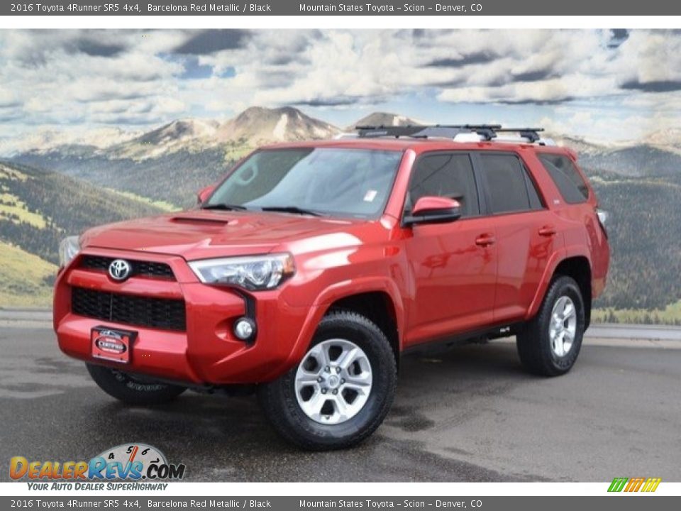 2016 Toyota 4Runner SR5 4x4 Barcelona Red Metallic / Black Photo #5
