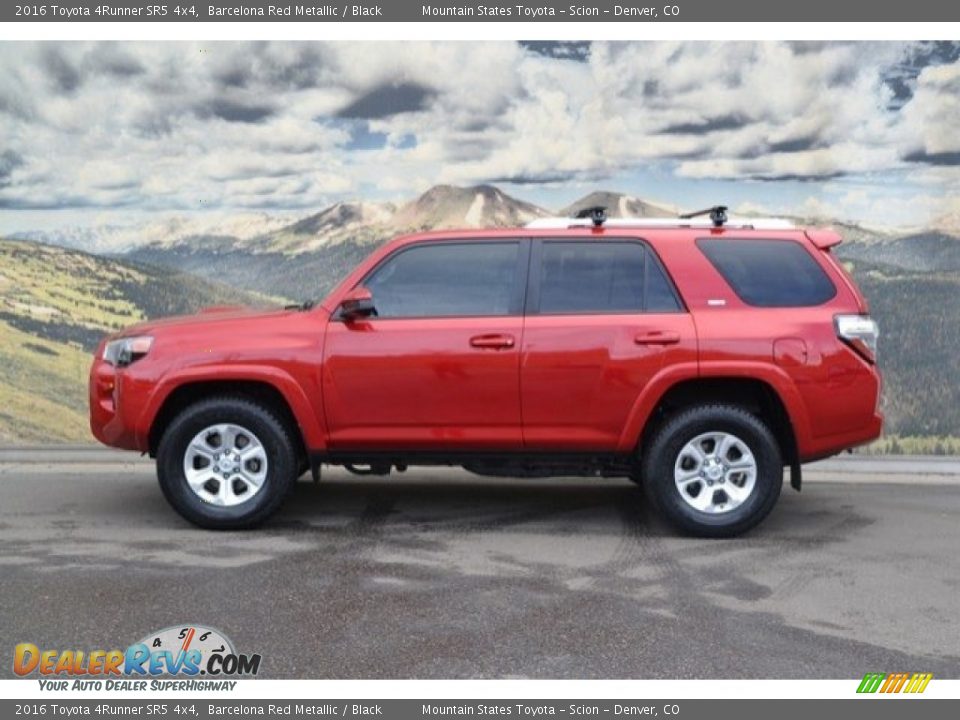 2016 Toyota 4Runner SR5 4x4 Barcelona Red Metallic / Black Photo #6